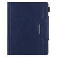 thumbnail image 6 of SaniMore for iPad Pro 13 2024 Case, Premium PU Leather Business Skin [Auto Sleep/Wake] [Pen Holder] Shockproof Kickstand Wallet Case with Cash/Card Slots for New iPad Pro 13 2024, Blue, 6 of 9
