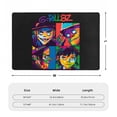 thumbnail image 7 of Gorillaz Carpet 36"X24" Flannel Floor Mat Washable Non-Slip Mat For Living Room, Bedroom & Office, 7 of 7