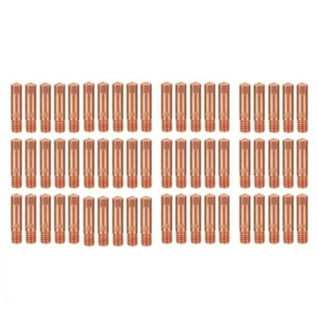 

60Pcs Welding Torch Nozzles Copper Contact Tip Nozzle Consumables MB15AK /-0.8mm