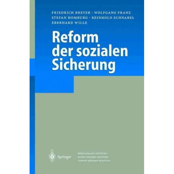 Reform Der Sozialen Sicherung (Hardcover)