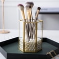 thumbnail image 2 of Shisuyan Makeup Organiser Box Golden Copper 1Pack 4.9x3.9in, 2 of 9