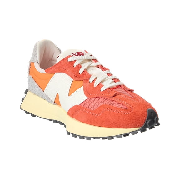 New Balance 327 Suede Sneaker, 9, Red