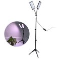 thumbnail image 2 of Luz LED para cultivo de plantas, lámpara de plantas regulable por USB, función de temporizador de espectro completo con trípode y control remoto para jardín e invernadero, 2 of 8