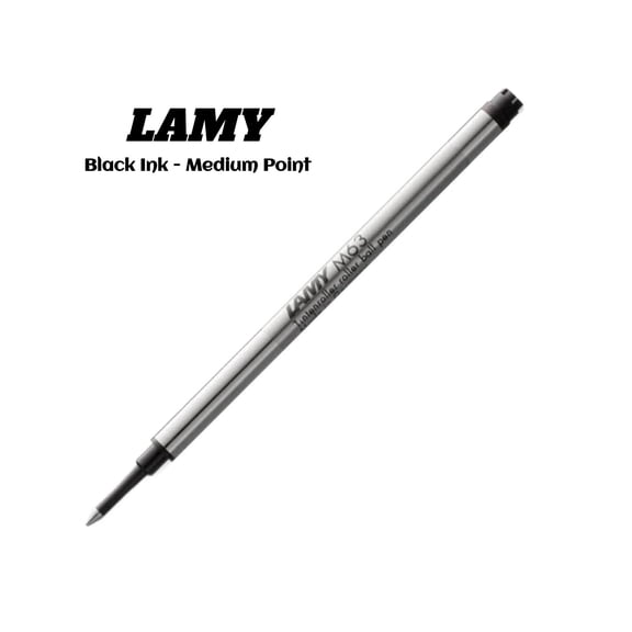 Lamy M63 Tintenroller Rollerball Pen Refill Black with Cover