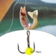 thumbnail image 3 of Señuelos para lubina Jig Head Soft Swimbait, 10 piezas, 3 colores, cebo de acero con alto contenido de carbono 15x13x5.5mm, 3 of 7