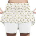 thumbnail image 2 of Gamivast Girls Athletic Skort High Waist Tennis Skirts Leaf-Print High-Waisted A-Line Skorts with Built-in Shorts Casual Back to School Clothing for Teen, 2 of 6