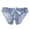 Grey, variant on Womens Low Rise Panties Crotchless Soft Underwear Thongs String Low Waisted Sexy Bikini Panties Tummy Control Briefs (Hot Pink, One Size)