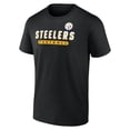 thumbnail image 2 of Men's Black Pittsburgh Steelers Spirit T-Shirt, 2 of 3