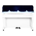 thumbnail image 3 of 88-Key Piano Half Piano Cover Gold Velvet Dust Cover with Edge, 3 of 5