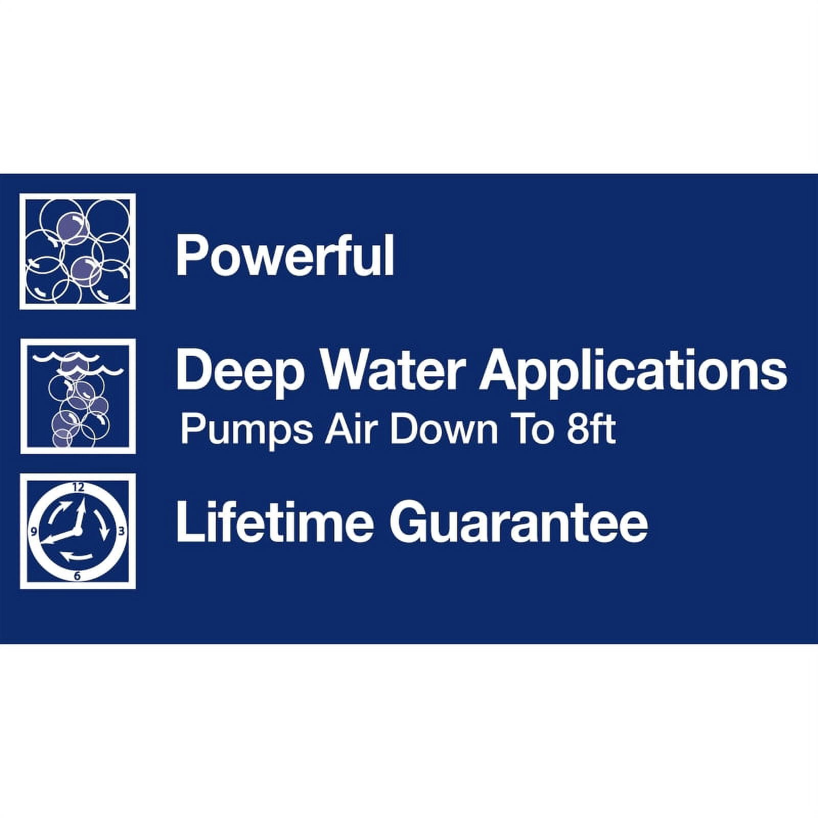 Tetra Whisper AP150 Aquarium Air Pump, for Deep Water Applications