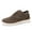 Brown, variant on Men's Breathable On Casual Shoes Comfortable Flat Sole Sneakers For Daily Wear With Jeans Shorts Pants Spring Summer Fall 7.5 Grey