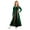 Green, variant on TiaoBug Kids Girls Renaissance Queen Velvet Vintage Maxi Dress Halloween Medieval Princess Fancy Dress Up Royal Blue 8