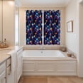 thumbnail image 3 of Curtains 84 Inches Long 2 Panels, Jellyfish Grommets Window Treatment Curtain, Rainbow Ocean Coastal Animal Dream Starry Sky Thermal Curtains Drapes for Living Room/Bathroom, 3 of 9