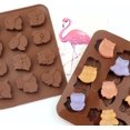 thumbnail image 4 of 12-Cavity Cute Owl Shape Silicone Chocolate Candy Cake Mold, 4 of 4