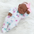thumbnail image 1 of Adorable Poupée Bébé Peau Noire 30cm/10 Pouces - Poupée Reborn Parfaitement Mignonne et Réaliste!, 1 of 5
