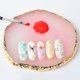 thumbnail image 2 of Organizador Paleta de almacenamiento de resina, anillo de joyería, bandeja decorativa, placas de exhibición (rosa) Ehuebsd Libre de BPA, 2 of 2