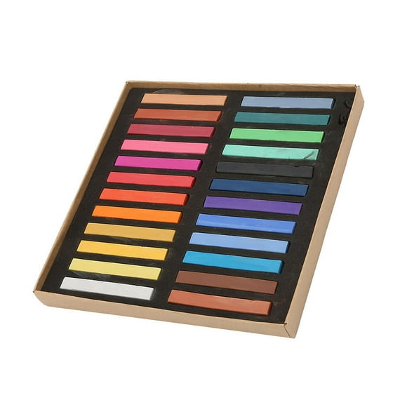 JUEGO DE TIZA PASTEL DE COLOR SUAVE, Pincel para Polvo Fino, Herramienta de Pinta Con Pigmentos de Alta Resistencia a la Luz, Fácil de Mezclar Con Cuchillo, Herramientas para