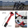 thumbnail image 5 of chasenew 2 PCS Bike or Motorcycle Chain Washer, Motorcycle Chain Gear Dirt Clean Brushes, Universal Bicycle Chain Dirt Remover Washing Tool for Mountain Bike Motorcycle (Red+Orange), 5 of 6