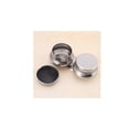 thumbnail image 1 of Contenedor de solvente de trementina de pintura al óleo de taza de paleta doble grande de acero inoxidable con tapa (1 juego, plateado) LingWen 1327533385671, 1 of 1