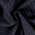 thumbnail image 4 of PNTUTB Men's Fashion Solid Color Jacquard Elastic Waist Drawstring Casual Comfortable Cuffed Pants with Pockets, 4 of 6