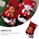 thumbnail image 2 of Wosthever Rejilla Medias navideñas Embalaje de regalo Dulces Frutas Titular Santa Claus Elk Goodie Bag Colgante Tamaño mediano Party Mall Kits de decoración para fiestas Alce Wosthever HA069611-03, 2 of 6