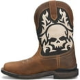 thumbnail image 3 of Double-H Boots Men's 11" Witness Composite Toe Non-Metallic Roper Work Boot Brown - DH5388, 3 of 7