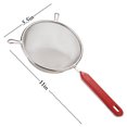 thumbnail image 2 of Coofit Double Fine Mesh Strainer Stainless Steel Wire Sieve Sifter with Plastic Handle, 2 of 10