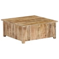 thumbnail image 6 of vidaXL Coffee Table 27.6"x27.6"x11.8" Solid Mango Wood, 6 of 9