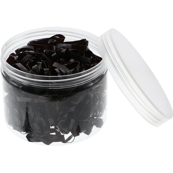 500pcs Disposable Hair Ties Hair Rope Elastic Rubber Bands Girls Hair Accessories