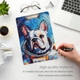 thumbnail image 5 of ALAZA Plastic Clipboard A4 Letter Size Decorative Clipboards for Students Women Men 9" x 12.5" Oil Paint Dog Astronaut, 5 of 6