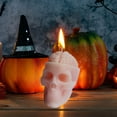 thumbnail image 3 of Halloween Scented Candle - Brain & Skull Design, Beeswax & Soy Wax Blend, Aromatherapy Gift for Men Women, Holiday Home Decor, Clean Burning, Festive Party Centerpiece, 25g/68g Options, 3 of 6