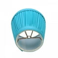 thumbnail image 7 of Renovators Supply Blue Lamp Shade 4-inch Fabric Clip-On Traditional Style Shades, 7 of 7