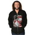thumbnail image 3 of Kanji Street Fighter Dream Big Ryu Zip Hoodie Sweatshirt Men Brisco Brands S, 3 of 6