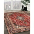 thumbnail image 3 of Ahgly Company Machine Washable Indoor Rectangle Traditional Saffron Red Area Rugs, 8' x 12', 3 of 7
