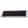 thumbnail image 2 of Perko 1325DP1CHR Chrome-Plated Step Plate with Soft Black Polymer Pad - 8-3/4" x 3-1/4", Pack of 2, 2 of 3