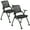 Black-2 Pack, variant on BAYUELSWU 2 Pack Stackable Conference Room Chairs with Wheels and Paddle, Ergonomic Mesh Back and Arms for Home Office Desk Folding Chairs