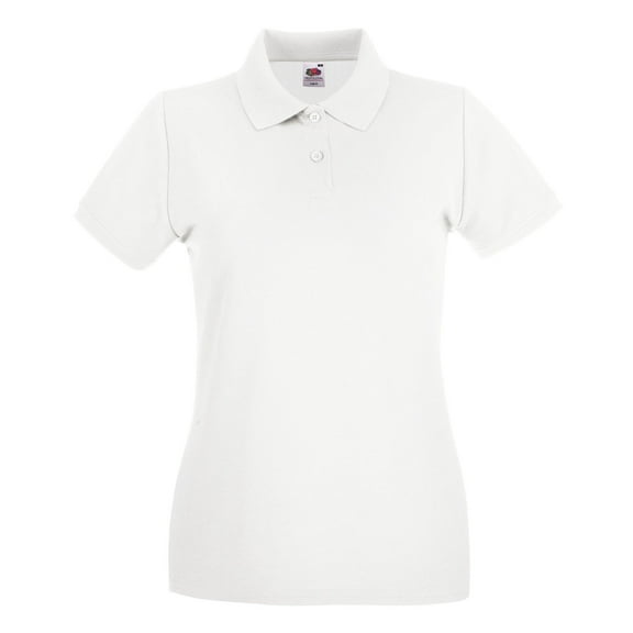 Fruit of the Loom Womens Cotton Pique Lady Fit Polo Shirt