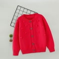 thumbnail image 2 of Coerni kids Baby Sweater Cardigan Jacquard Cable Knit Long Sleeve Cardigan for Baby Girl Button Up Spring Coat Top, 2 of 4
