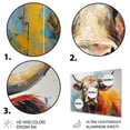 thumbnail image 3 of Designart "Cow Majestic Bovine composition II" Animals Metal Wall Art, 3 of 5