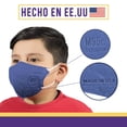 thumbnail image 5 of Cubrebocas Desechable Infantil Transpirables con 5 Capas de Proteccion Paquete de 5 piezas Azul Lutema M95C, 5 of 5