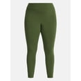 thumbnail image 5 of Terra & Sky Women's Plus High Waist Full Length Leggings, Sizes 0X-5X, 5 of 5