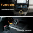 thumbnail image 5 of 12V Power Socket Assembly Front Power Outlet Fit for Nissan Altima Sentra 2013-2024 Infiniti Q50 Q60 2015-2021 Replace# 25331-6CA0A, 5 of 9