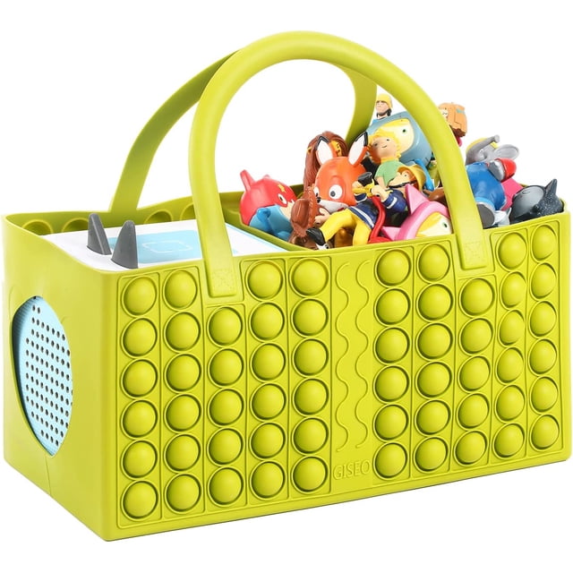 AYAOQIANG Carrying Case for Tonies Starter Set Storage Bag for Tonies Figurine Felt Cloth Musical Toy Folding Bag for Kids Toniebox Accessories Travel Carrying Bag with Handle for Toniebox