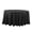 Black, variant on BalsaCircle White 132" Cotton Blend Round Tablecloth Fabric Dining Table Cover Party Wedding Reception Birthday Catering Event Decorations