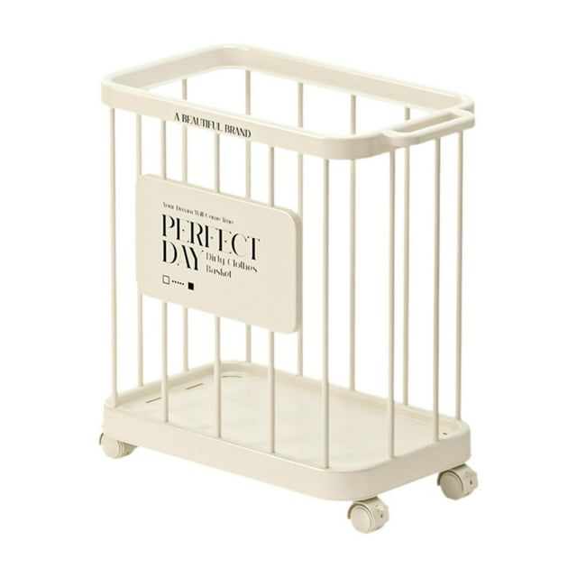 Cesta de lavandería con ruedas Strade Fareast Limited Organizador de Cestos 48 cm x 27 cm x 52 cm