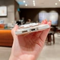 thumbnail image 6 of Compatible with Samsung Galaxy A23 Electroplated Case Women Girls Plating Astronaut Hidden Stand Case Camera Lens Protection Soft Silicone Case for Galaxy A23 4g/5g Universal 6.6 inch (White), 6 of 11