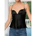 thumbnail image 4 of Camisola de mujer, top sin mangas, escote bajo en la espalda, chaleco liso de verano para fiestas y discotecas., 4 of 8