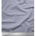 thumbnail image 1 of Soimoi Polyester Crepe Fabric White Small Motif Shirting Print Fabric by Yard 52 Inch Wide, 1 of 1