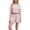 Pink, variant on Eternatastic Women's Striped Pajama Sets 2 Piece Soft Summer Lounge Short Sleeve Sleepwear Shorts PJs for Ladies XL Grey