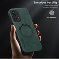 thumbnail image 3 of Allytechgroup Galaxy A53 5G Case, Magsafe Compatible Shockproof Vintage PU Leather Mangetic Back Cover Anti-Scratch Phone Case for Samsung Galaxy A53 5G, Green, 3 of 10